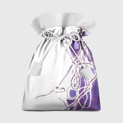 Подарочный 3D мешок Фиолетовые нити