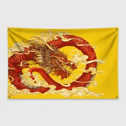 Флаг-баннер Китайский Дракон, China Dragon