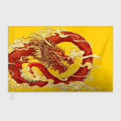 Флаг 3D Китайский Дракон, China Dragon