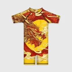 Детский купальный костюм 3D Китайский Дракон, China Dragon