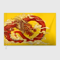 Флаг 3D Китайский Дракон, China Dragon