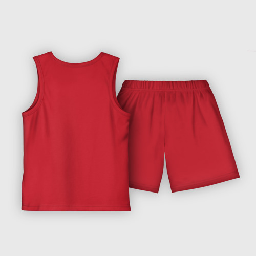 Детская пижама с шортами хлопок Keep drifting , цвет красный - фото 2