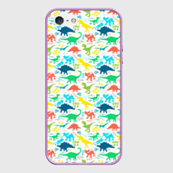 Чехол для iPhone 5/5S матовый Dinosaur