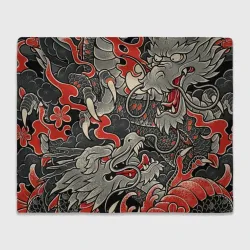 Плед 3D Китайский Дракон, China Dragon
