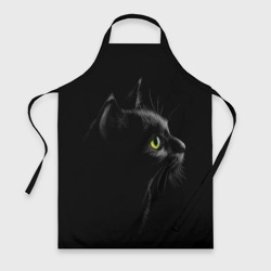 Фартук 3D Черный кот