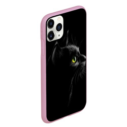Чехол для iPhone 11 Pro Max матовый Черный кот - фото 2