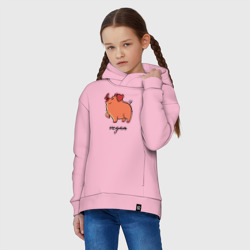 Детское худи Oversize хлопок Pig Vegan - фото 2