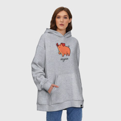 Худи SuperOversize хлопок Pig Vegan - фото 2