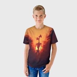 Детская футболка 3D Сиреноголовый orange - фото 2