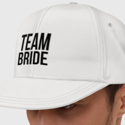 Кепка снепбек с прямым козырьком Team Bride