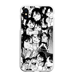 Чехол для iPhone XS Max матовый Nagatoro Sempai
