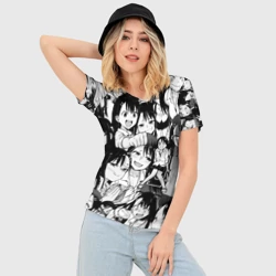 Женская футболка 3D Slim Nagatoro Sempai - фото 2