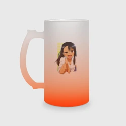 Кружка пивная матовое стекло Ha-Ha nagatoro