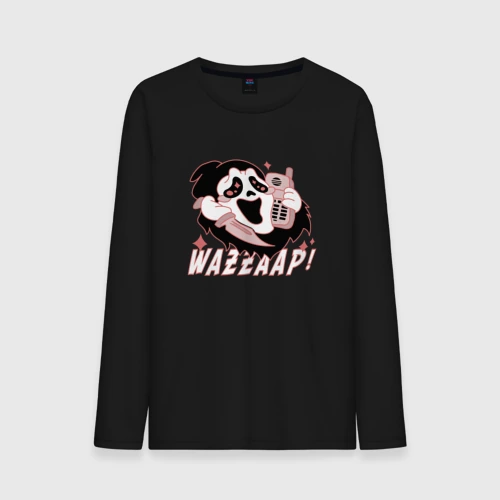 Мужской лонгслив хлопок Очень страшное кино - Wazzaap Крик