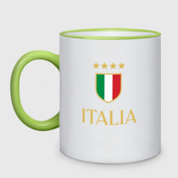 Кружка двухцветная Italia Stars