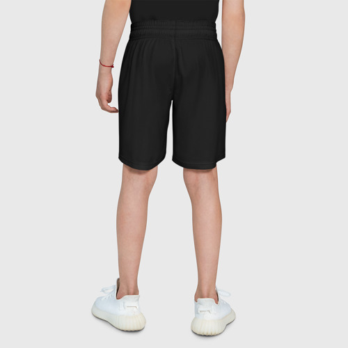 Детские спортивные шорты 3D Black MA, цвет 3D печать - фото 5