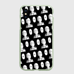 Чехол для iPhone XS Max матовый One-Punch MAN Ван панч Ман