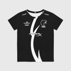 Детская футболка 3D Форма furia СS:GO