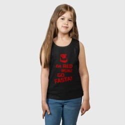 Детская майка хлопок Только красное ездит быстро - фото 2