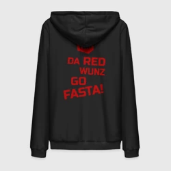 Мужская толстовка на молнии хлопок Только красное ездит быстро