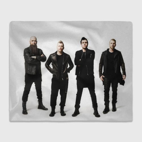 Плед 3D Three Days Grace band, цвет 3D (велсофт)