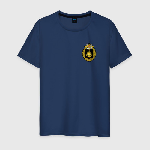 Мужская футболка хлопок Тихоокеанский флот ВМФ России, цвет темно-синий