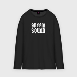 Мужской лонгслив oversize хлопок Groom Squad