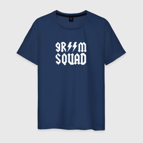Мужская футболка из хлопка с принтом Groom Squad, вид спереди №1
