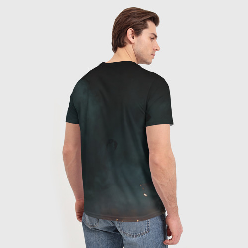 Мужская футболка 3D с принтом THE WITCHER CIRI, вид сзади #2