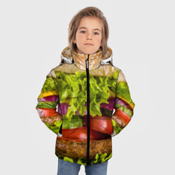 Зимняя куртка для мальчиков 3D Бургер - фото 2