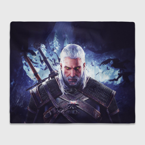 Плед 3D The Witcher Geralt of Rivia, цвет 3D (велсофт)