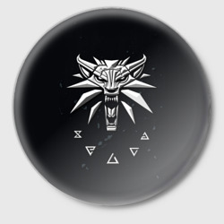 Значок The Witcher серый логотип