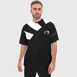 Мужская футболка oversize 3D Team Liquid Black Jersey pro 2022-23 - фото 2