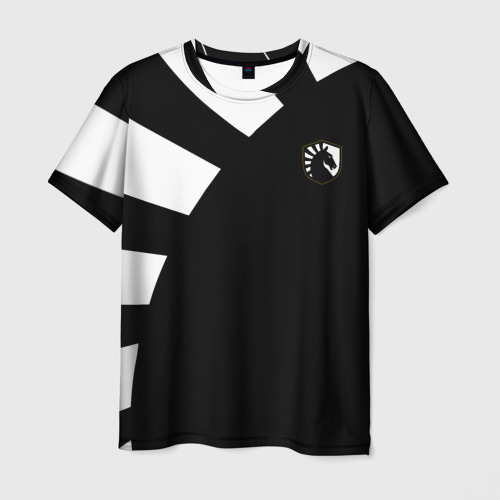 Мужская футболка с принтом Team Liquid Black Jersey pro 2022-23, вид спереди №1