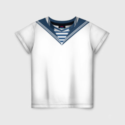 Детская футболка 3D Матроска парадная ВМФ