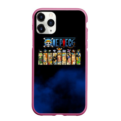 Чехол для iPhone 11 Pro Max матовый Пират Соломенной Шляпы One Piece