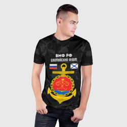 Мужская футболка 3D Slim Балтийский флот ВМФ России - фото 2