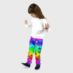 Детские брюки 3D Радужные звезды - фото 2