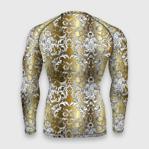 Мужской рашгард 3D Gold & white - фото 2