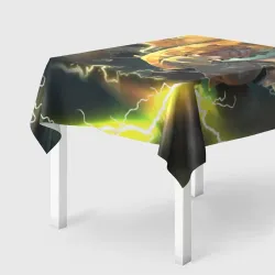 Скатерть 3D Zenitsu Зенитсу лого +спина