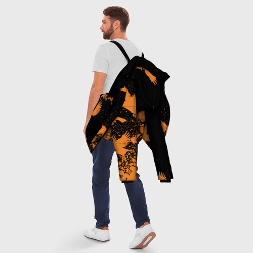 Мужская зимняя куртка 3D Haikyu Волейбол, цвет черный - фото 5