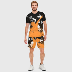 Мужской костюм с шортами 3D Волейбол - Вороны - фото 2