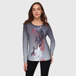 Женский лонгслив 3D Магистр дъявольского культа - фото 2