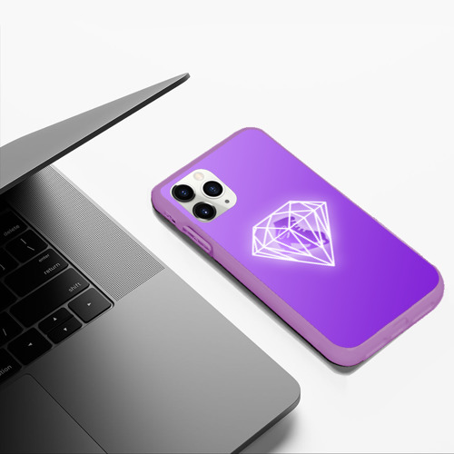 Чехол для iPhone 11 Pro Max матовый 50 Shades Of Skaters violet, цвет фиолетовый - фото 5