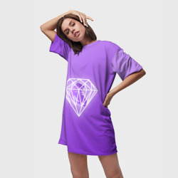 Платье-футболка 3D 50 Shades Of Skaters violet - фото 2