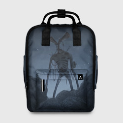 Женский рюкзак 3D Сиреноголовый ночь