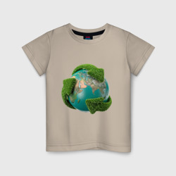 Детская футболка хлопок Чистая планета