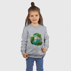 Детский свитшот хлопок Чистая планета - фото 2