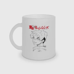 Кружка матовая стеклянная Тифую Мацуно Токийские мстители