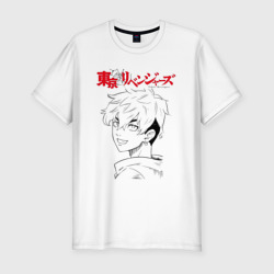 Мужская футболка хлопок Slim Тифую Мацуно Токийские мстители
